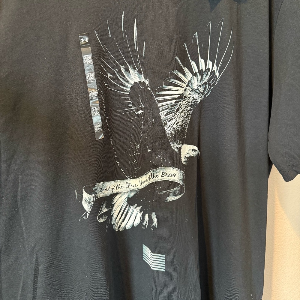 Under Armour, NWTGS, Project Rock Veterans Day, Eagle Tee Mens XXL, New
